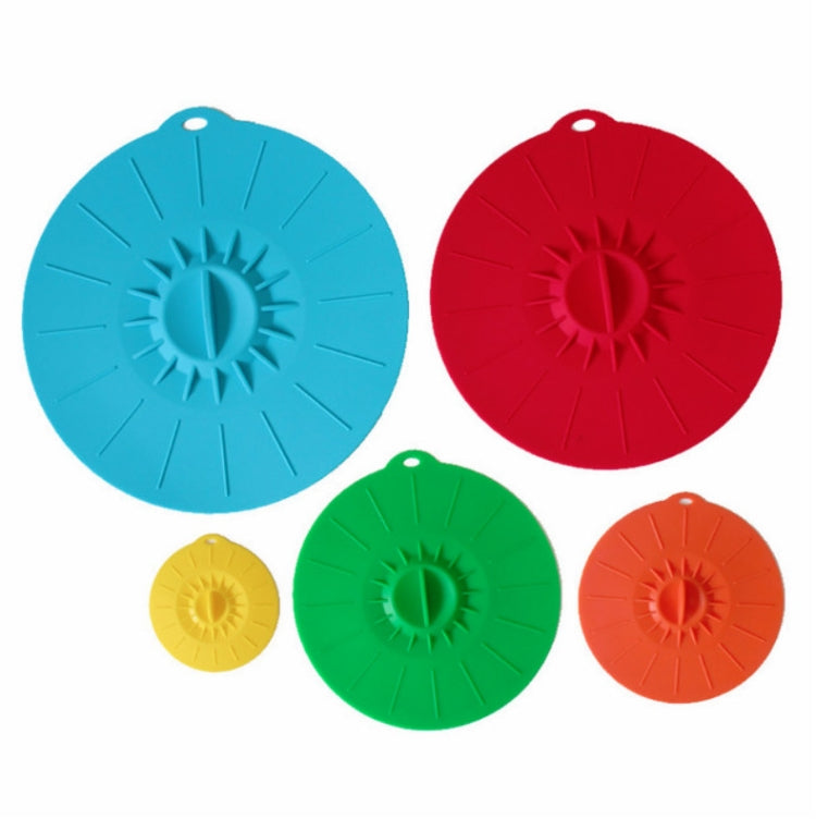 5 in 1 Food Grade Silicone Fresh Keeping Cover Food Sealing Cover Bowl Lid Set