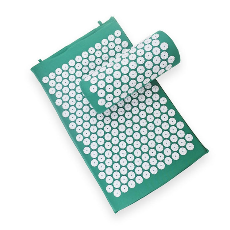 TPE + Sponge Acupuncture Acupoint Pain Relief Acupuncture Massage Pad Yoga Mat + Pillow Set