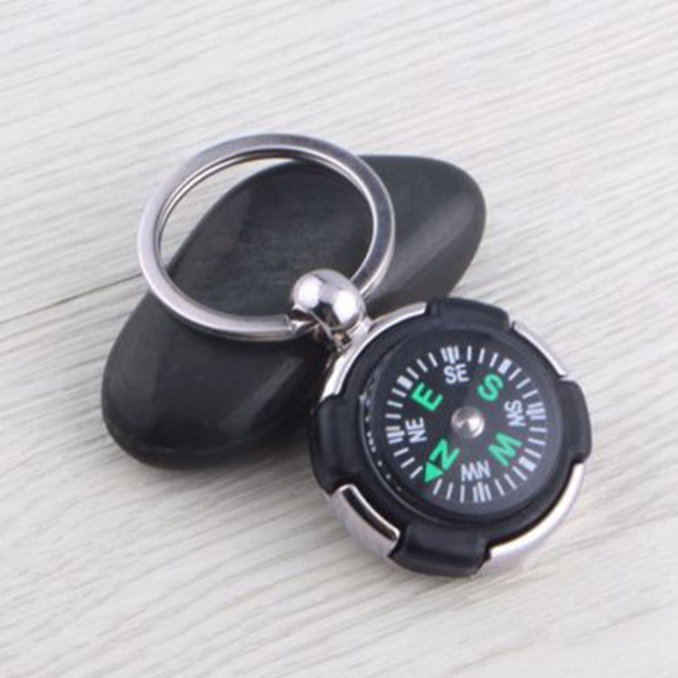 10PCS Key Chain Mini Compass Outdoor Camping Hiking Hiker Navigator Utility  Survival Tool