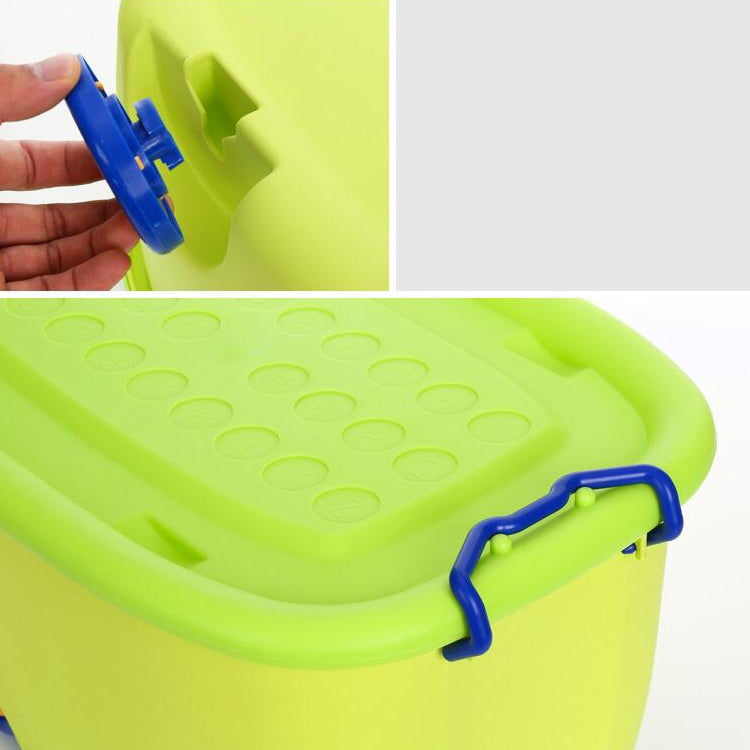 Sundries Finishing Plastic Drawer Locker Baby Toy Storage Box with Pulley, Size:47x31.5x25cm