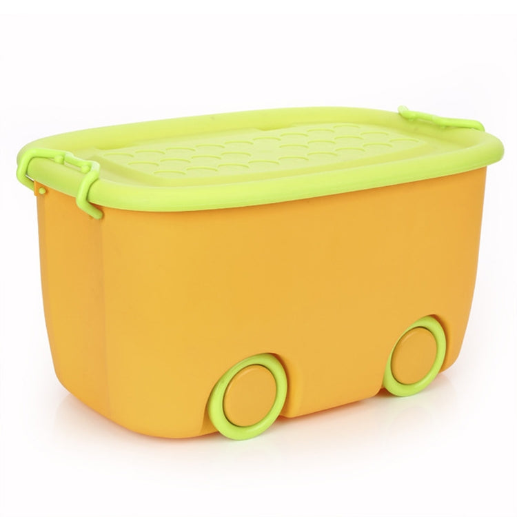 Sundries Finishing Plastic Drawer Locker Baby Toy Storage Box with Pulley, Size:47x31.5x25cm