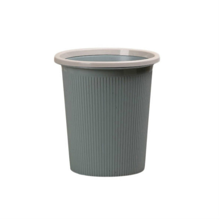 10 PCS Household Kitchen Bathroom Plastic Trash Can without Cover Lip, Size:S 23.5x25.5x17cm