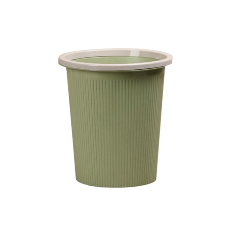 10 PCS Household Kitchen Bathroom Plastic Trash Can without Cover Lip, Size:S 23.5x25.5x17cm