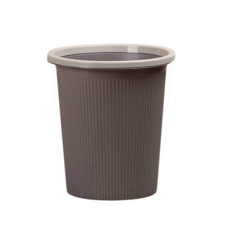 10 PCS Household Kitchen Bathroom Plastic Trash Can without Cover Lip, Size:L 25.5x28x18cm