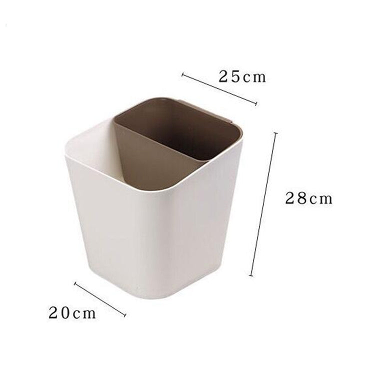 10 PCS Household Living Room Kitchen Bathroom Wet and Dry Sorting Trash Can