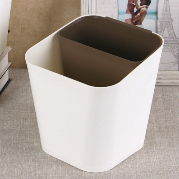 10 PCS Household Living Room Kitchen Bathroom Wet and Dry Sorting Trash Can