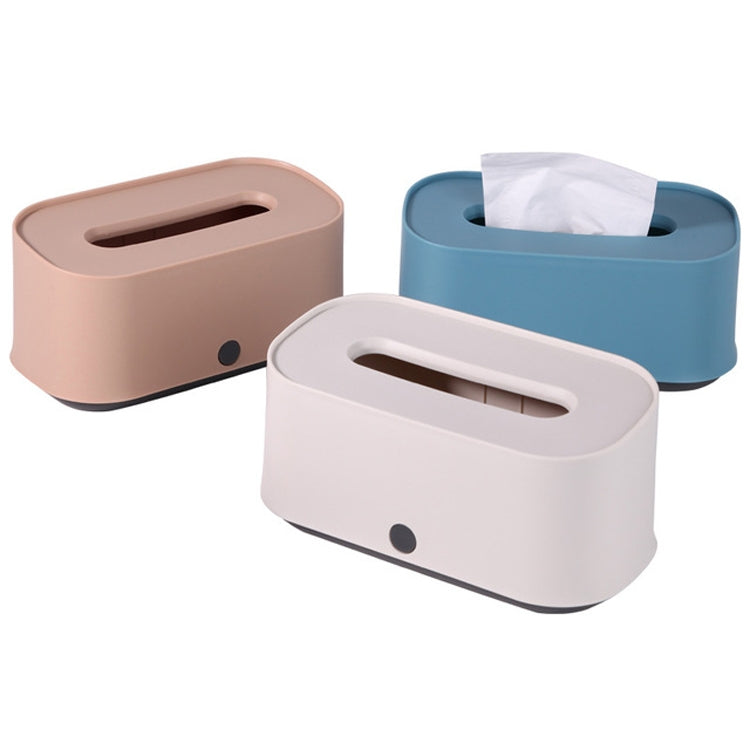 Creative Living Room Coffee Table Desktop Tissue Paper Storage Box Simple Tissue Box(Pink)