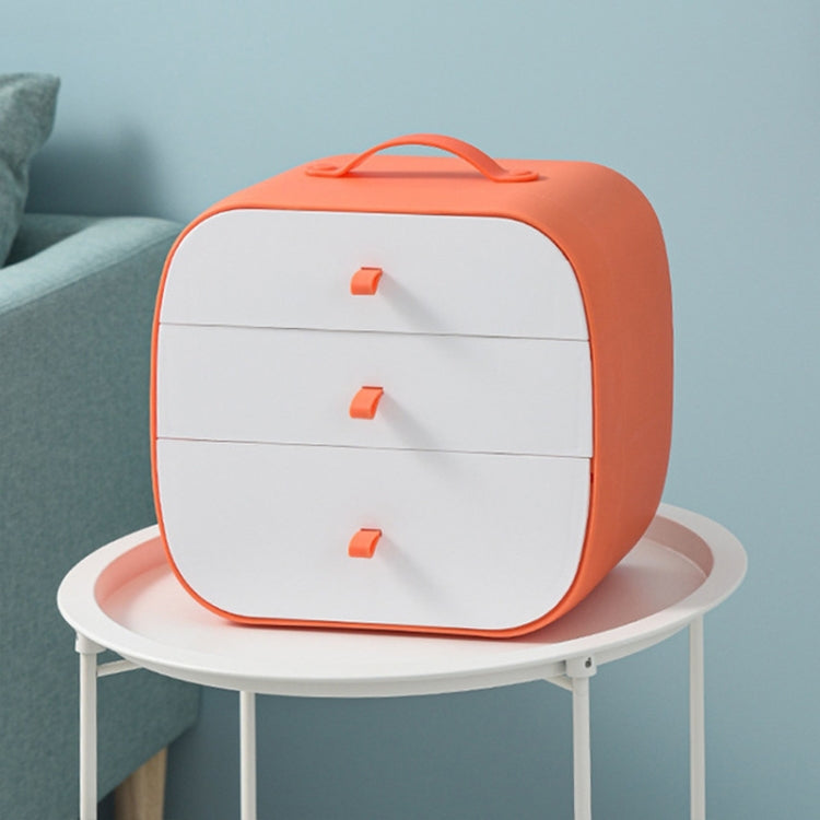 3 in 1 Drawer Type Combined Storage Box with Compartment Underwear Panties