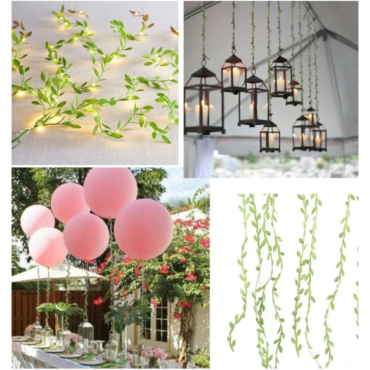 200cm DIY Artificial Flowers Vine Christmas For Home Wedding Car Decor Accessories Fake Plants Leaf Vine Wreath