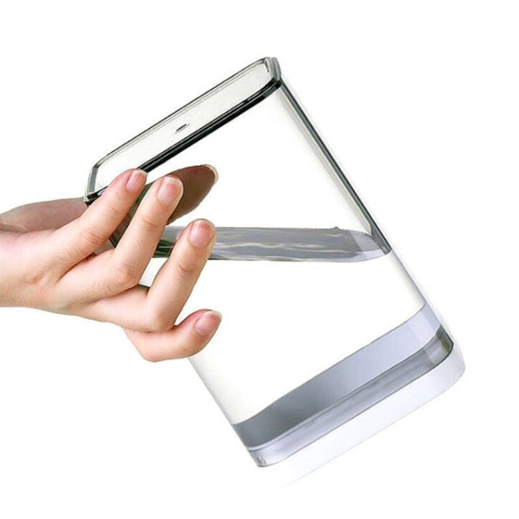 Household Coarse Grain Transparent Sealed Jar Food Grade Storage Jar Dried Fruit Snack Storage Jar with Lid, Capacity:700ml