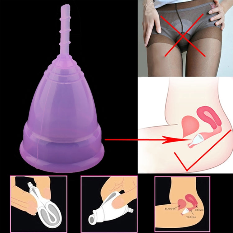 3 PCS Reusable Soft Cup Silicone Menstrual Cup
