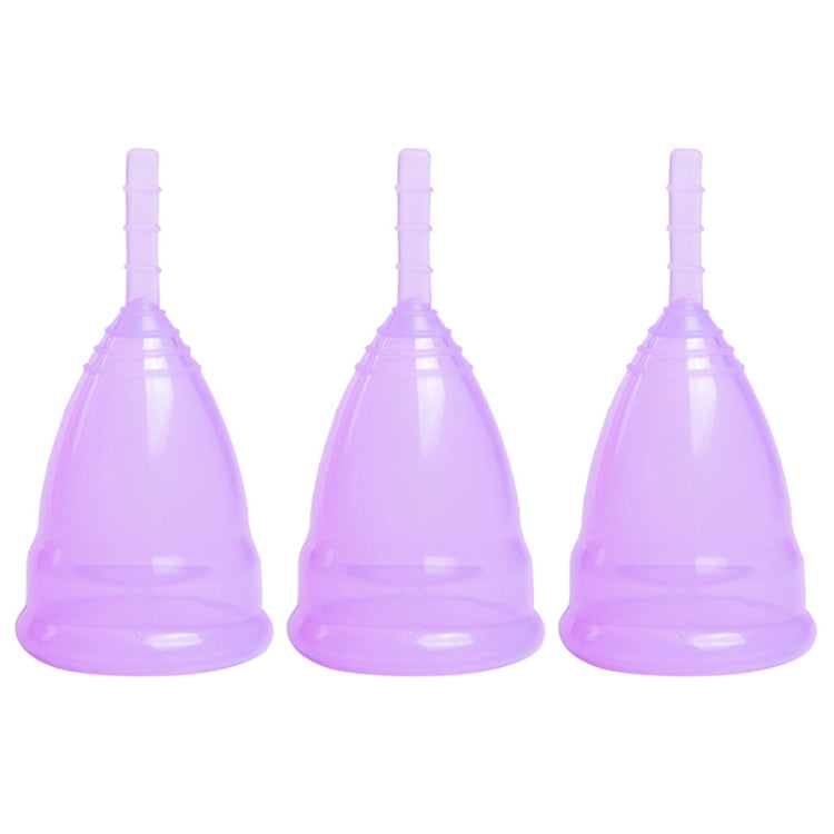3 PCS Reusable Soft Cup Silicone Menstrual Cup