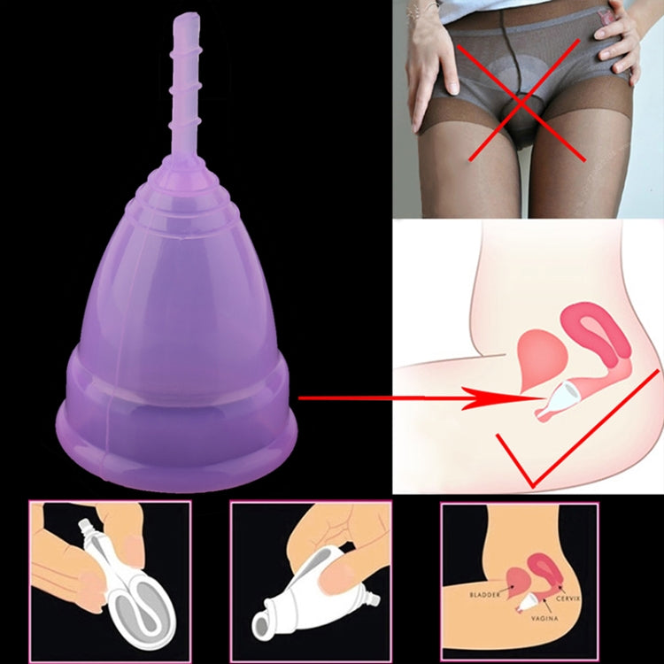 3 PCS Reusable Soft Cup Silicone Menstrual Cup