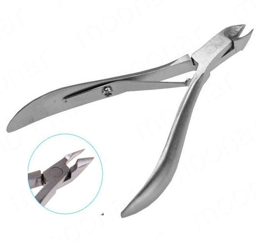 Nail Art Cuticle Nipper Clipper Edge Cutter Manicure Trimmer Scissor Plier Pedicure Dead Skin Tool