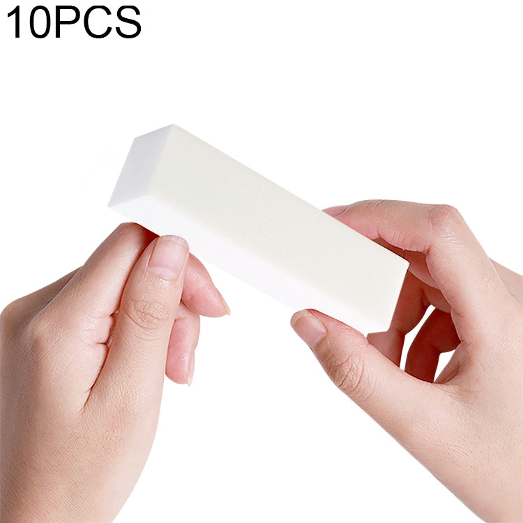 10 PCS Tofu Block Nail Polish Four Squares High Elastic Cotton Manicure Sand Block