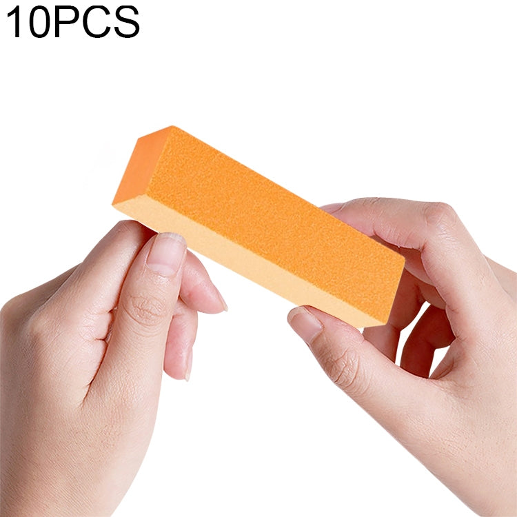 10 PCS Tofu Block Nail Polish Four Squares High Elastic Cotton Manicure Sand Block