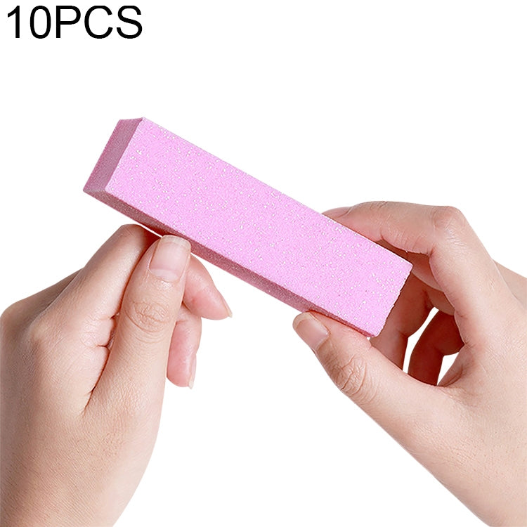 10 PCS Tofu Block Nail Polish Four Squares High Elastic Cotton Manicure Sand Block