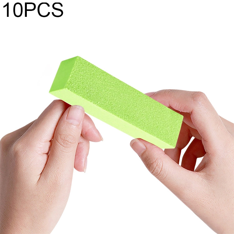 10 PCS Tofu Block Nail Polish Four Squares High Elastic Cotton Manicure Sand Block