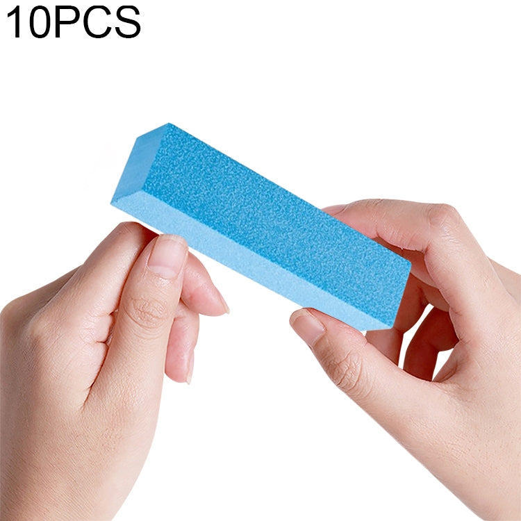 10 PCS Tofu Block Nail Polish Four Squares High Elastic Cotton Manicure Sand Block
