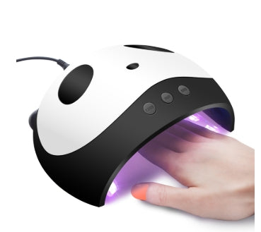 3 PCS 36W UV Lamp LED Panda Shape Lamp Nail Dryer USB Charge Nail Art Tools(Induction)