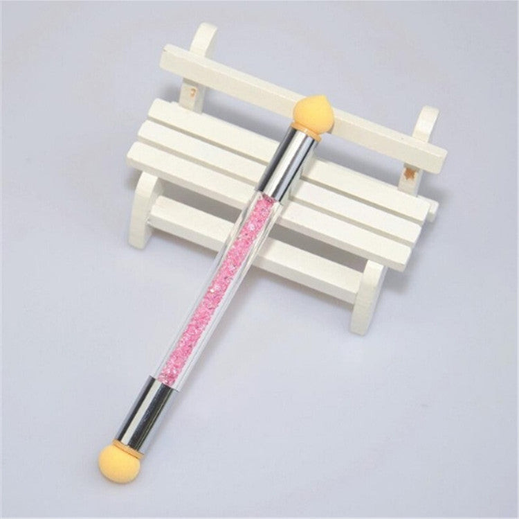 3 PCS Nail Smudge Pen Diamond Rod Double Head Sponge Smudge Gradient Pen