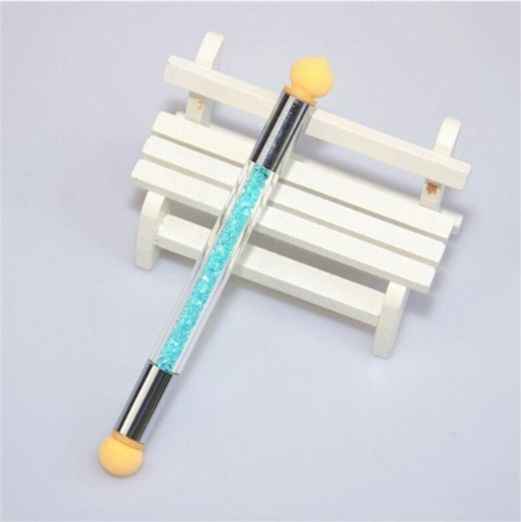 3 PCS Nail Smudge Pen Diamond Rod Double Head Sponge Smudge Gradient Pen