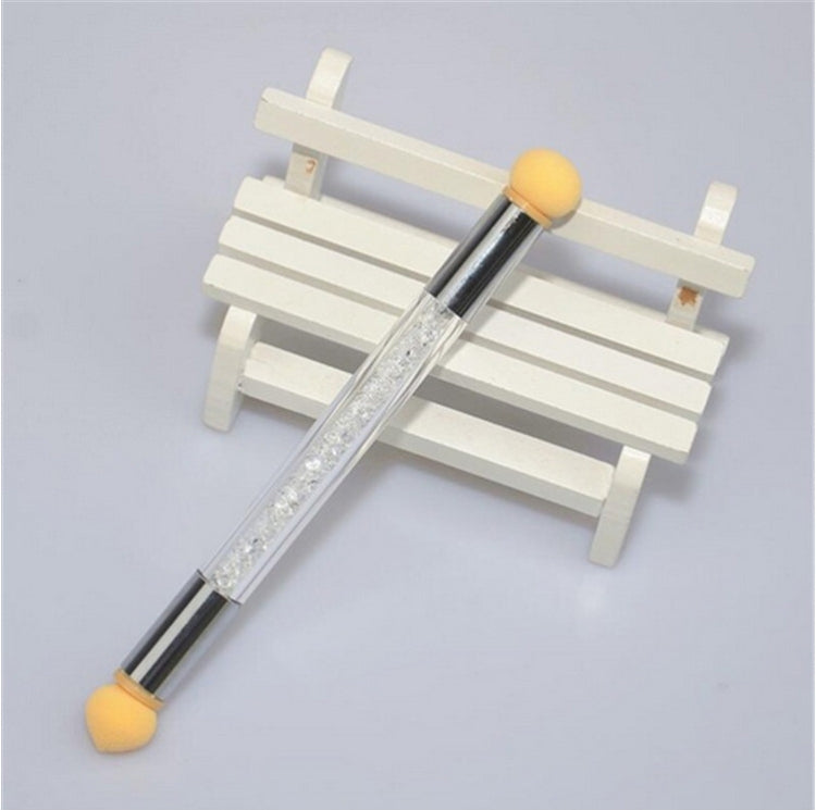 3 PCS Nail Smudge Pen Diamond Rod Double Head Sponge Smudge Gradient Pen