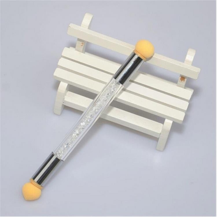 3 PCS Nail Smudge Pen Diamond Rod Double Head Sponge Smudge Gradient Pen