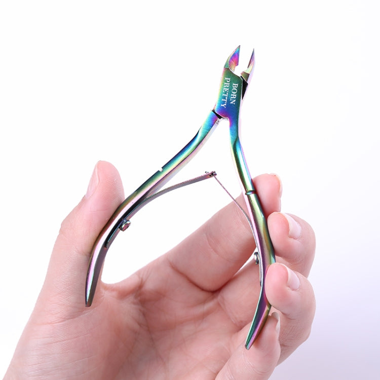 5 PCS Nail Cuticle Nipper Cutter Rainbow Clipper Scissor Dead Skin Remover Trimming Manicure Nail Art Tool