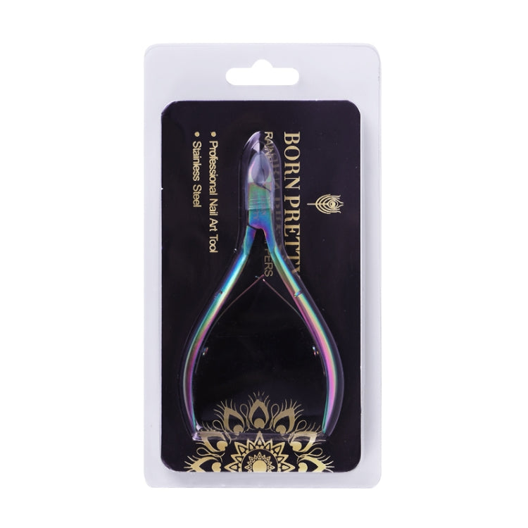 5 PCS Nail Cuticle Nipper Cutter Rainbow Clipper Scissor Dead Skin Remover Trimming Manicure Nail Art Tool