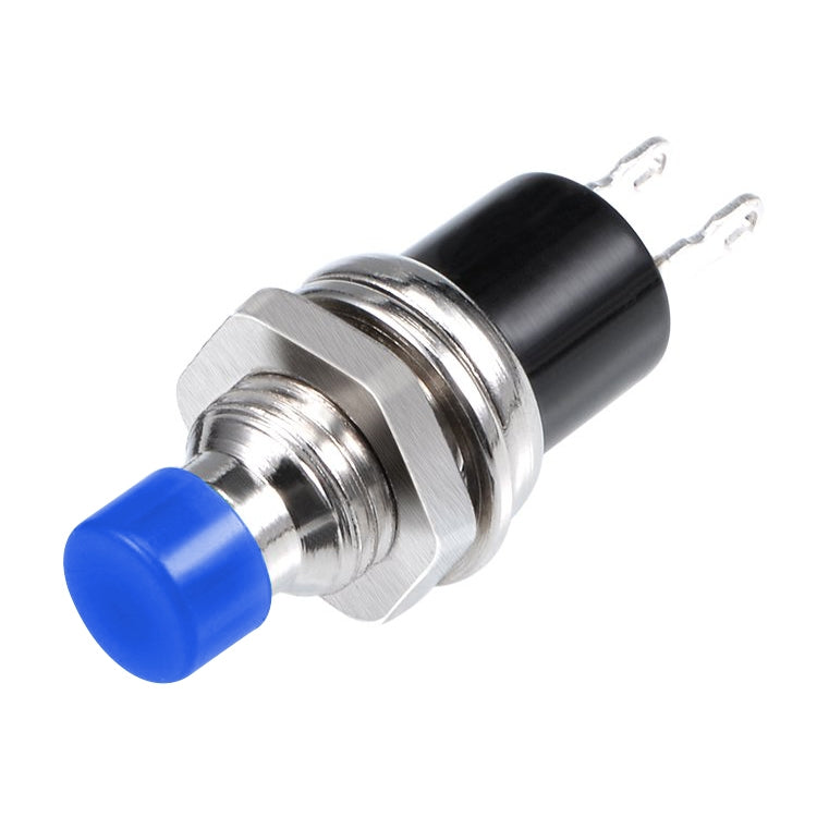 10 PCS 7mm Thread Multicolor 2 Pins Momentary Push Button Switch