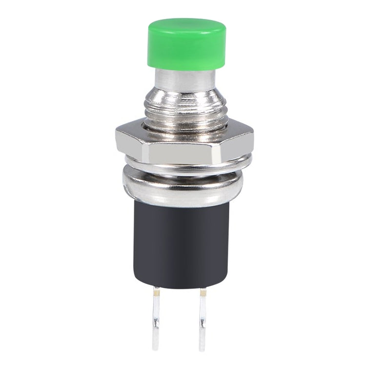10 PCS 7mm Thread Multicolor 2 Pins Momentary Push Button Switch