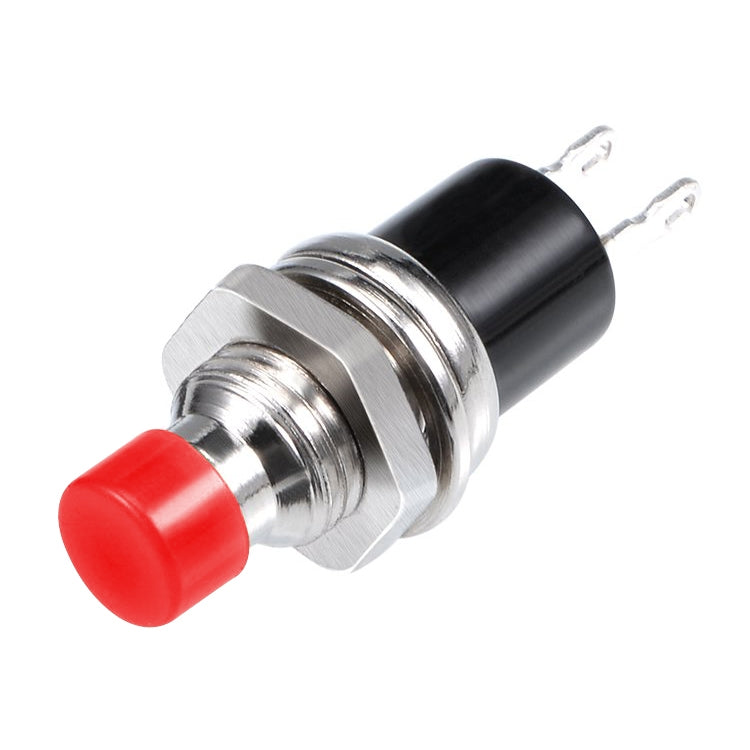10 PCS 7mm Thread Multicolor 2 Pins Momentary Push Button Switch