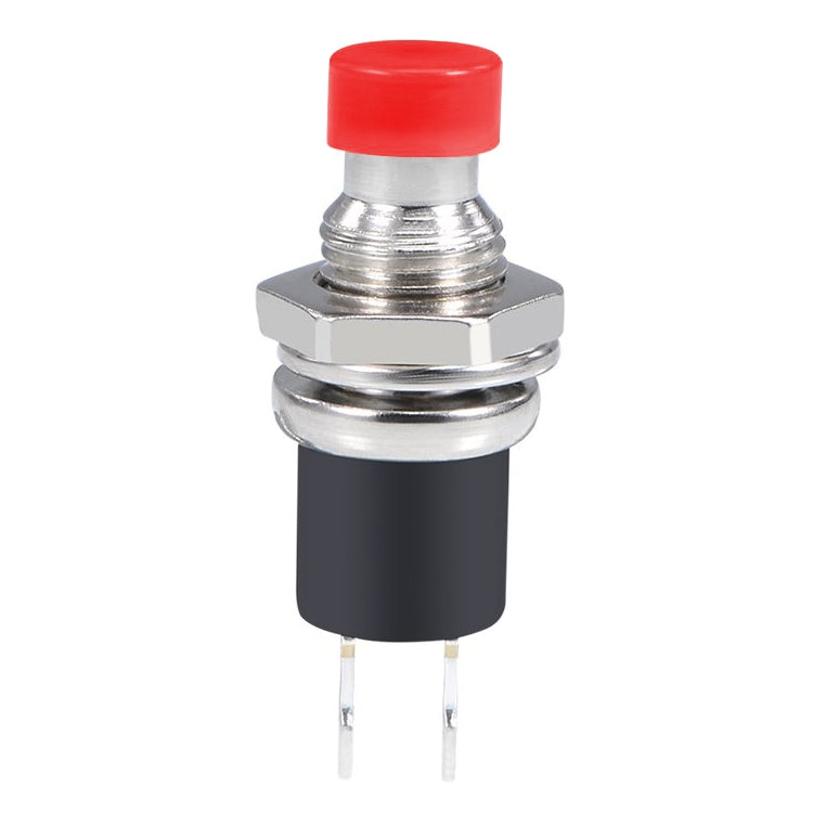 10 PCS 7mm Thread Multicolor 2 Pins Momentary Push Button Switch