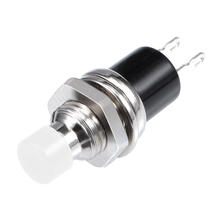 10 PCS 7mm Thread Multicolor 2 Pins Momentary Push Button Switch