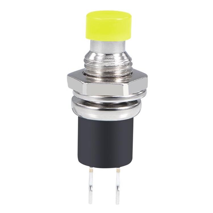10 PCS 7mm Thread Multicolor 2 Pins Momentary Push Button Switch