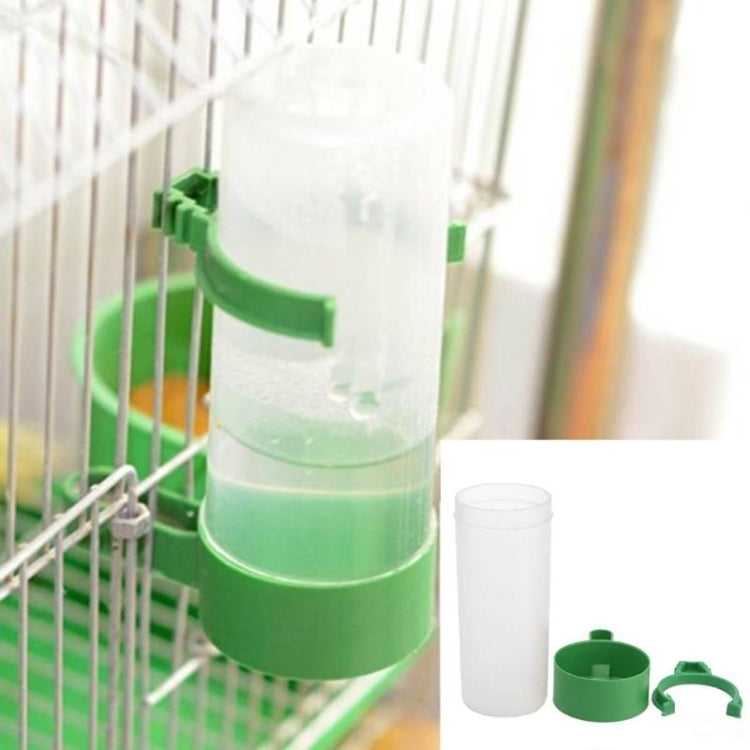 10 PCS Practical Birds Feeding Equipment Parrot Bird Drinker Watering Feeder with Clip