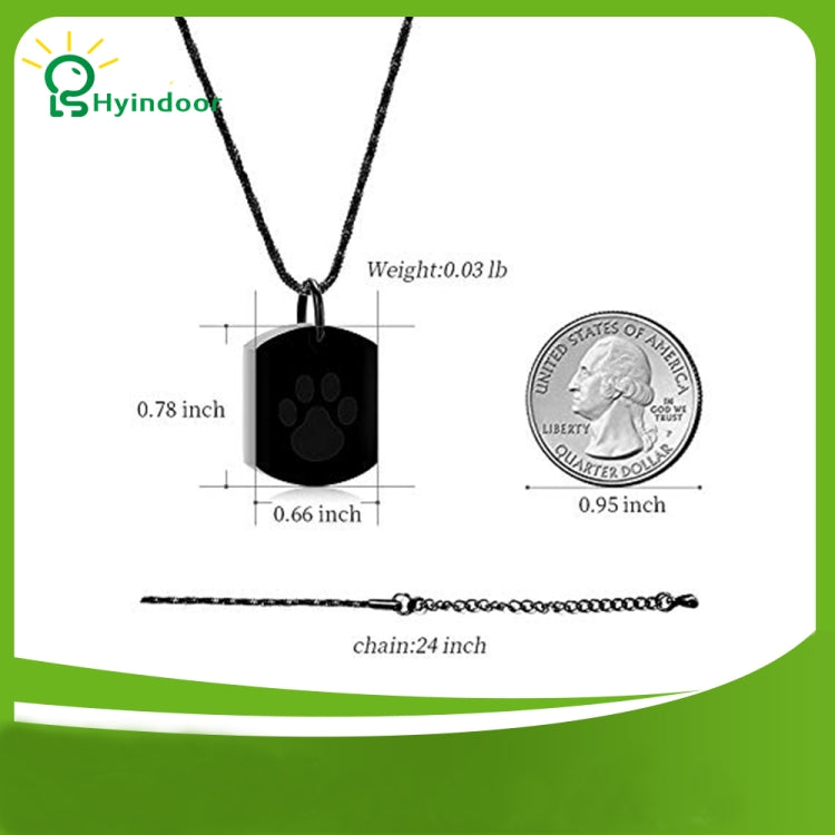Commemorating A Loved One Pet Bones Hair Casket Necklace Couple Fashion Perfume Bottle Pendant
