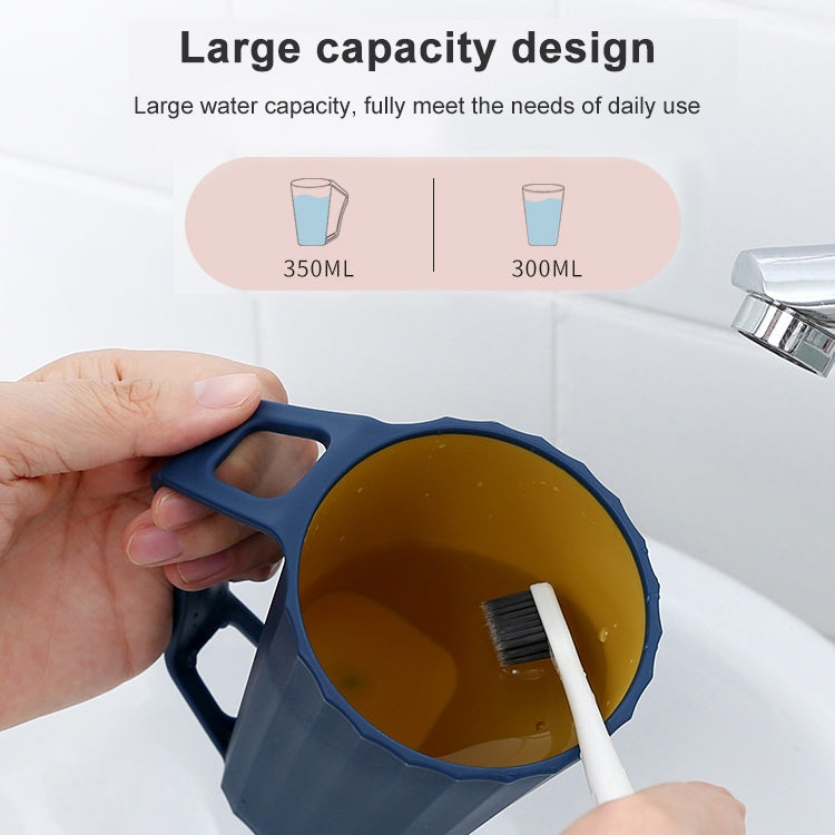 2 PCS Couple Creative Simple Home with Handle Wash Brushing Cup