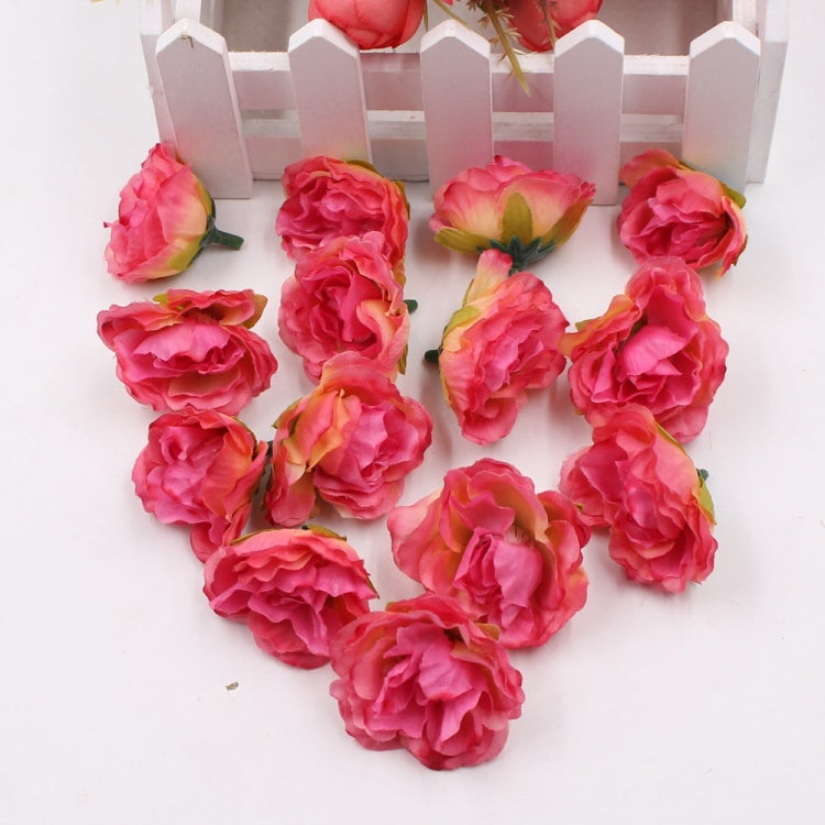 10 PCS Blooming Peony Silk Artificial Flower For Wedding Party Home Room Decoration Marriage Shoe Hats Accessories Handmade Craft
