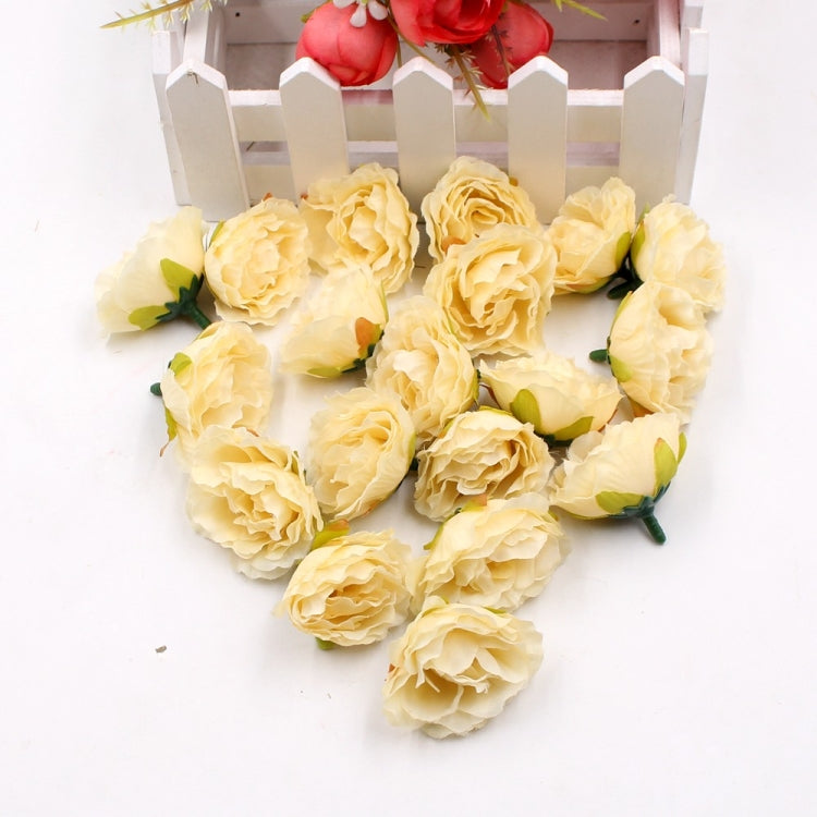 10 PCS Blooming Peony Silk Artificial Flower For Wedding Party Home Room Decoration Marriage Shoe Hats Accessories Handmade Craft