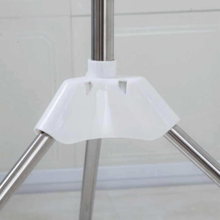Floor Simple Folding Drying Rack Indoor Balcony Drying Rack(White)
