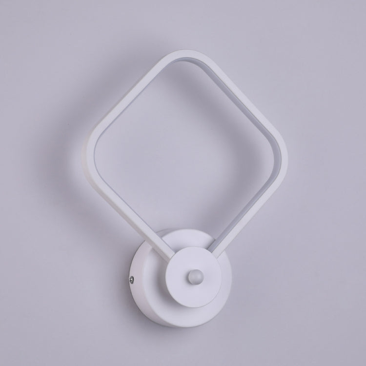 Creative Aluminum Die-casting Bedroom Bedside Stairs Hotel Room Aisle LED Wall Lamp, Color Temperature:Cold White, Model:Q-5