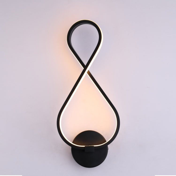 Creative Aluminum Die-casting Bedroom Bedside Stairs Hotel Room Aisle LED Wall Lamp, Color Temperature:Warm White, Model:Q-10
