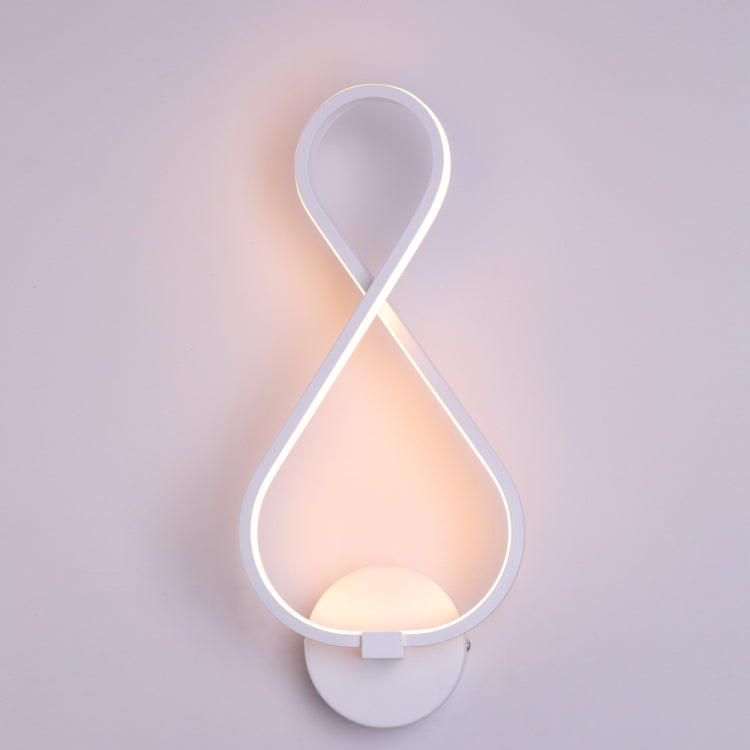 Creative Aluminum Die-casting Bedroom Bedside Stairs Hotel Room Aisle LED Wall Lamp, Color Temperature:Cold White, Model:Q-10