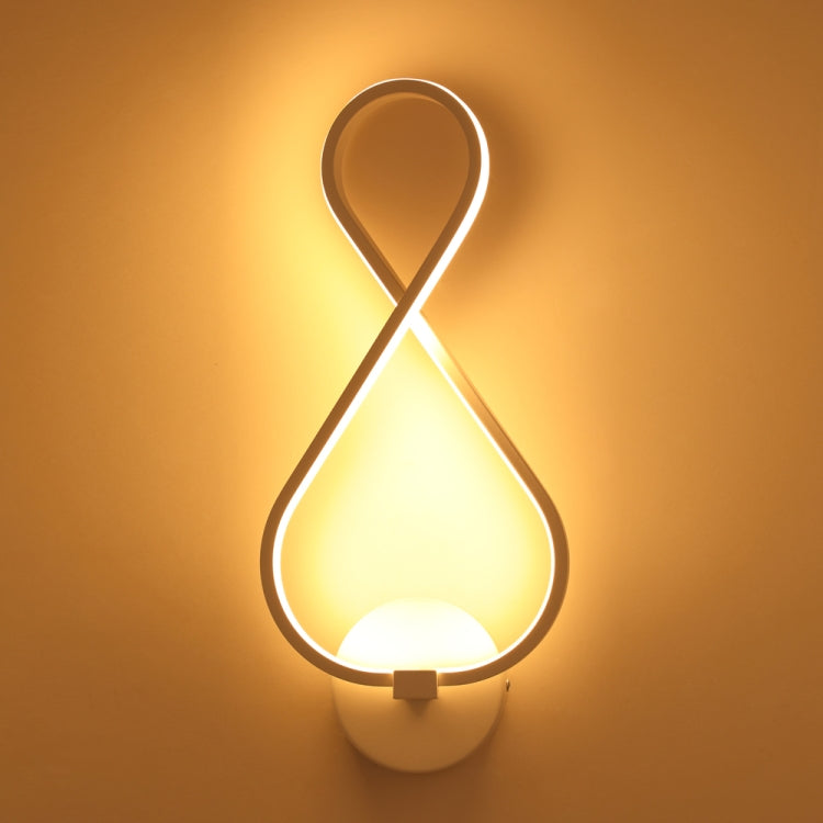 Creative Aluminum Die-casting Bedroom Bedside Stairs Hotel Room Aisle LED Wall Lamp, Color Temperature:Cold White, Model:Q-10
