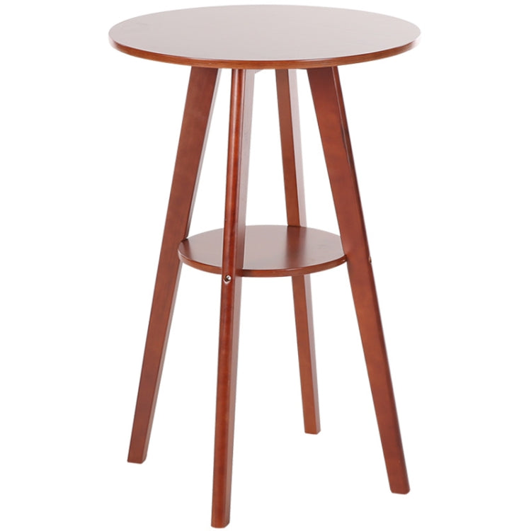 Solid Wood Bar Table Double Round Coffee Table