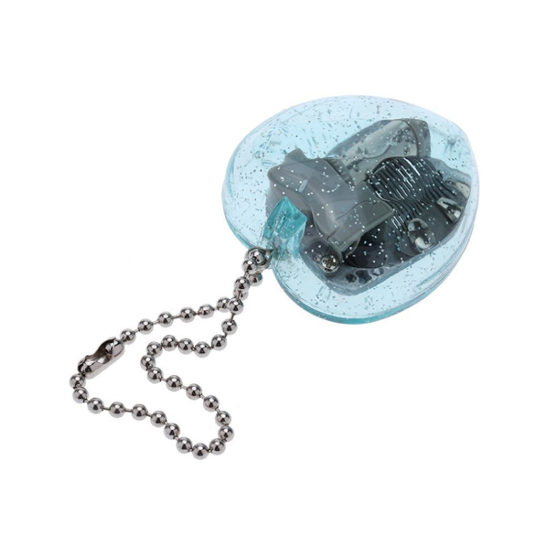 YKL-23 Mini Acrylic Heart-Shaped Music Box Key Chain