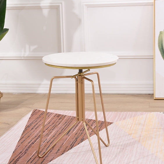 Modern Cafe Chair Nordic Restaurant Leisure Backrest Living Room Bedroom Conference Designer Minimalist Swing Coffee Chair(Gold Desk)