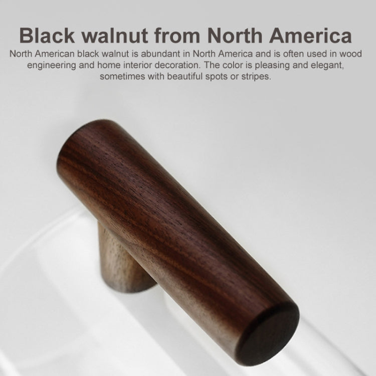 Thick Heat-resistant High Borosilicate Glass Teacup with Wooden Handle, Capacity: 300ML, Specification:7A